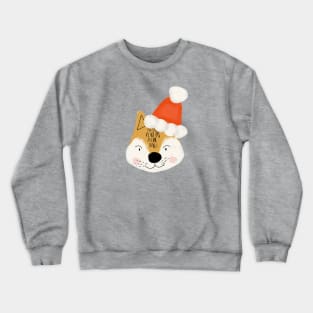 Cute Santa fox Crewneck Sweatshirt